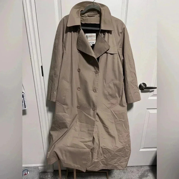 Vintage | London Fog | Trench Coat w/ Removable Fleece Lining | Sz 14P - Picture 2 of 12